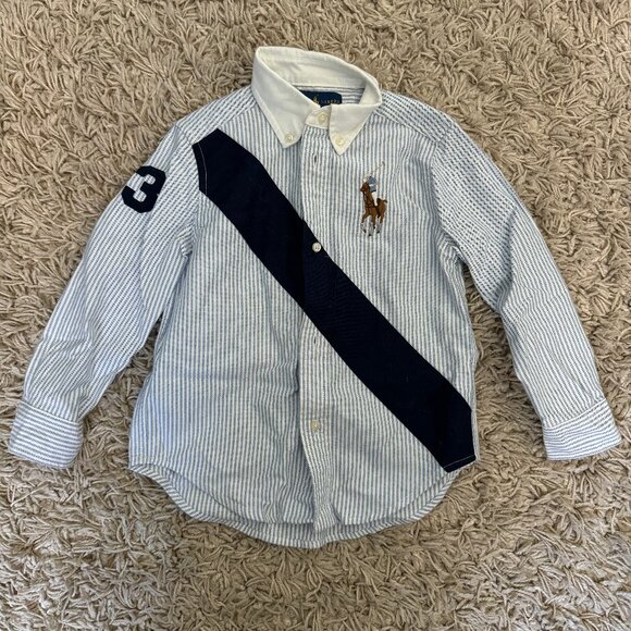 Ralph Lauren Boys Dress Shirt - Size 3t. Perfect condition! - Picture 1 of 4